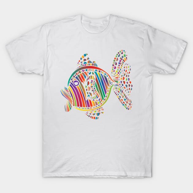 Colorful Fish T-Shirt by expressimpress